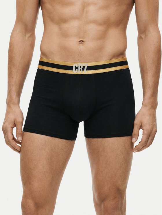 Cristiano Ronaldo CR7 Cristiano Ronaldo CR7 Conjunto de calzoncillos boxer 8120-49 Negro