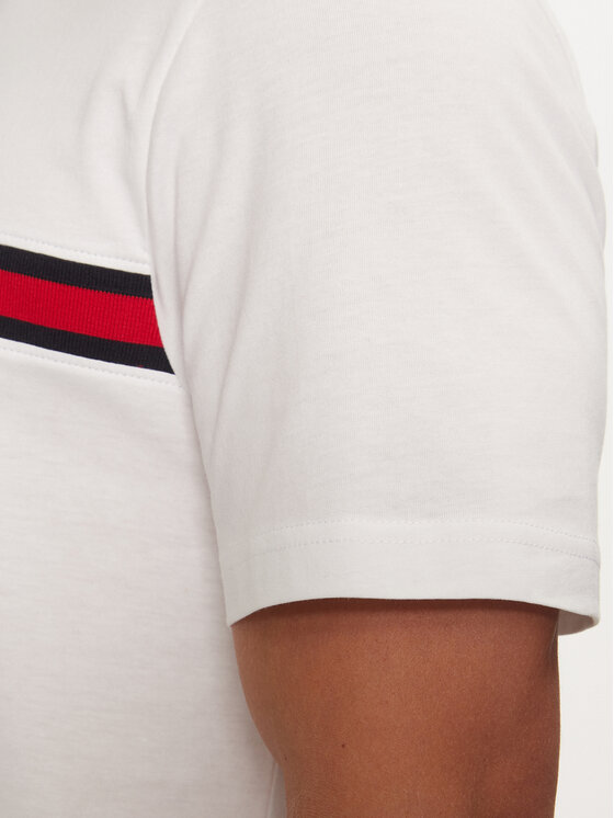 Tommy Hilfiger Tommy Hilfiger Majica MW0MW36498 Bela Regular Fit