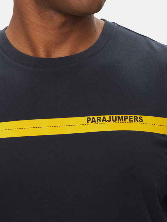 Parajumpers Parajumpers Футболка Tape 25SMPMTSIT01 Cиній Regular Fit