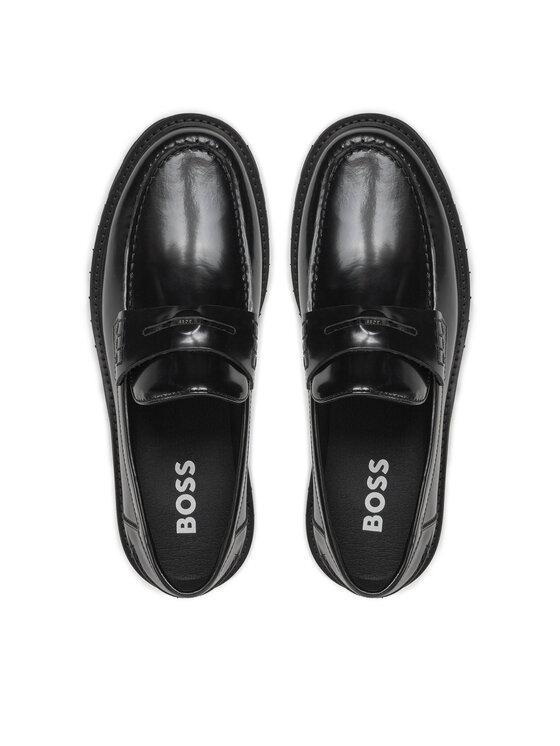 BOSS Loaferice Boss Richayl Mocc 50512920 Crna