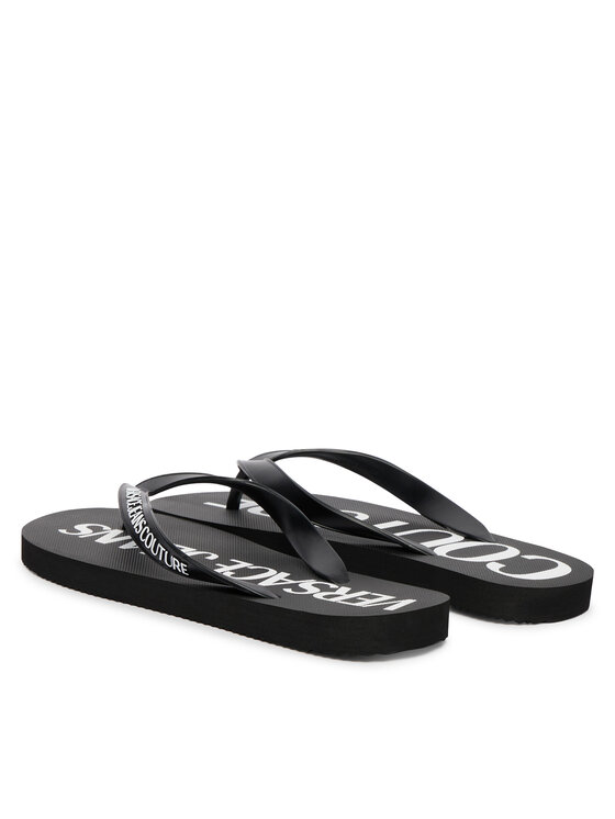 Versace Jeans Couture Žabky Versace Jeans Couture 80VA3SQ7 ZSS81 Černá