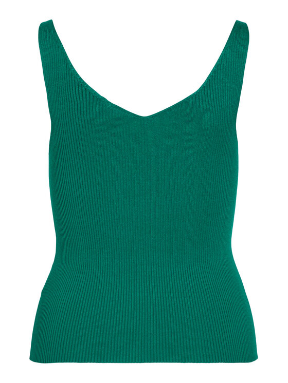 Vila Vila Топ Wennie 14104135 Зелений Regular Fit