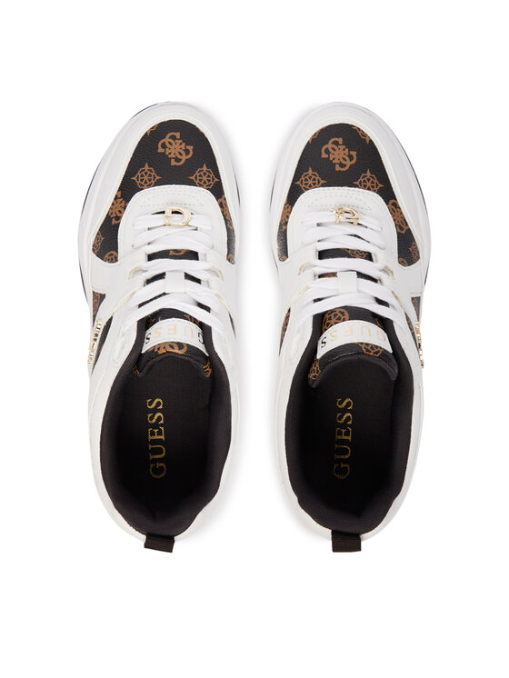 Guess Sneakersy Guess FLFHAC FAL12 Biela