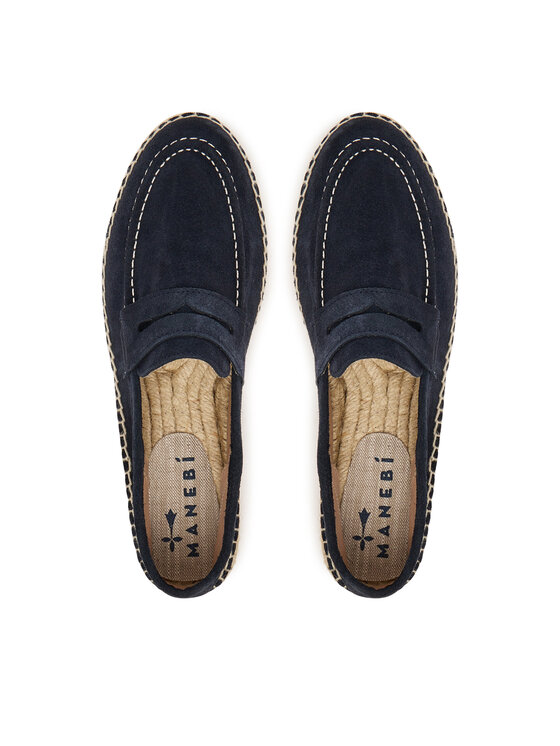 Manebi Espadrilky Manebi Hamptons K 1.5 LW Tmavomodrá