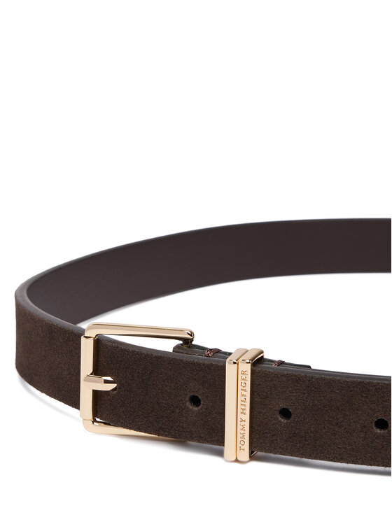 Tommy Hilfiger Колан Tommy Hilfiger Th Square 2.5 Nb AW0AW19143 Черен