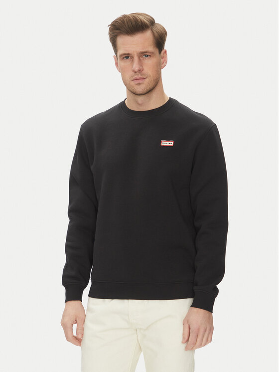 Hunter Hunter Pulóver May HARM0058251 Fekete Relaxed Fit
