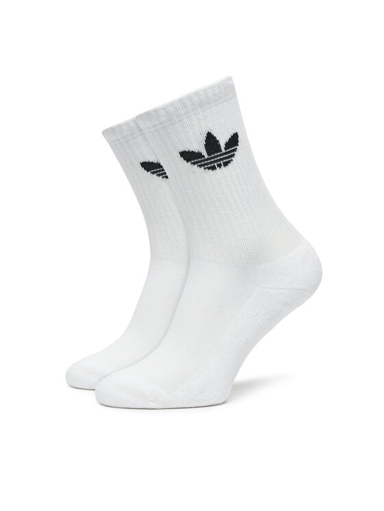 adidas Dlhé ponožky adidas Trefoil Cushion IJ5619 Biela