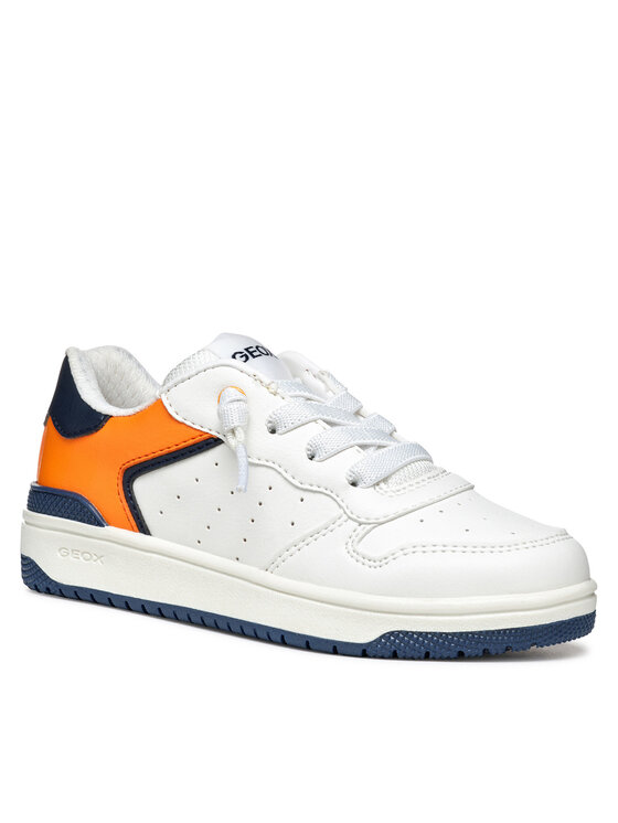 Geox Snīkeri Geox J Washiba J45LQB 5411 C1383 M Balts