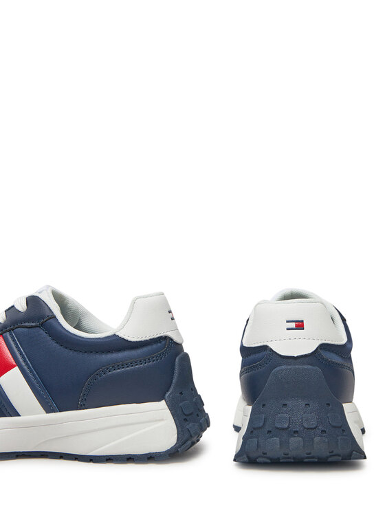 Tommy Hilfiger Zapatillas Tommy Hilfiger Flag Low Cut Lace-Up Sneaker T3X9-33877-1695 M Azul marino
