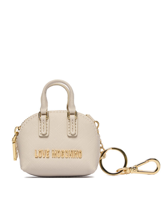 LOVE MOSCHINO Custodia per chiavi LOVE MOSCHINO JC5412PP0NKZ0110 Écru