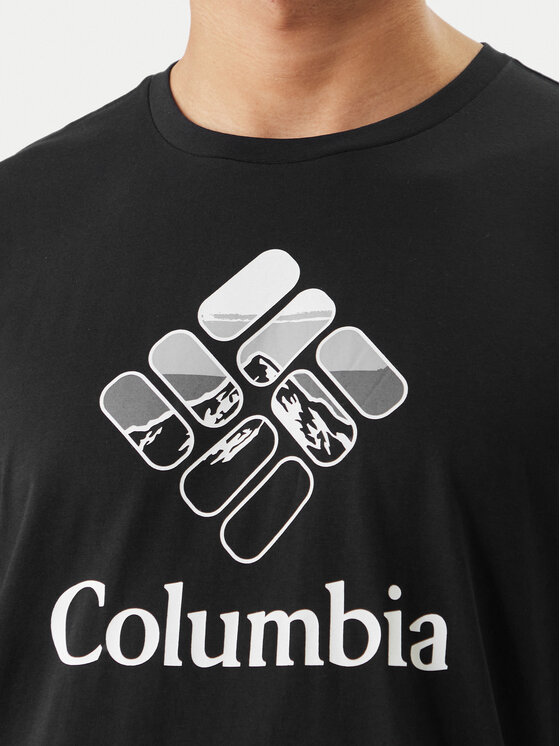 Columbia Columbia Camiseta Graphic 2155031 Negro Regular Fit