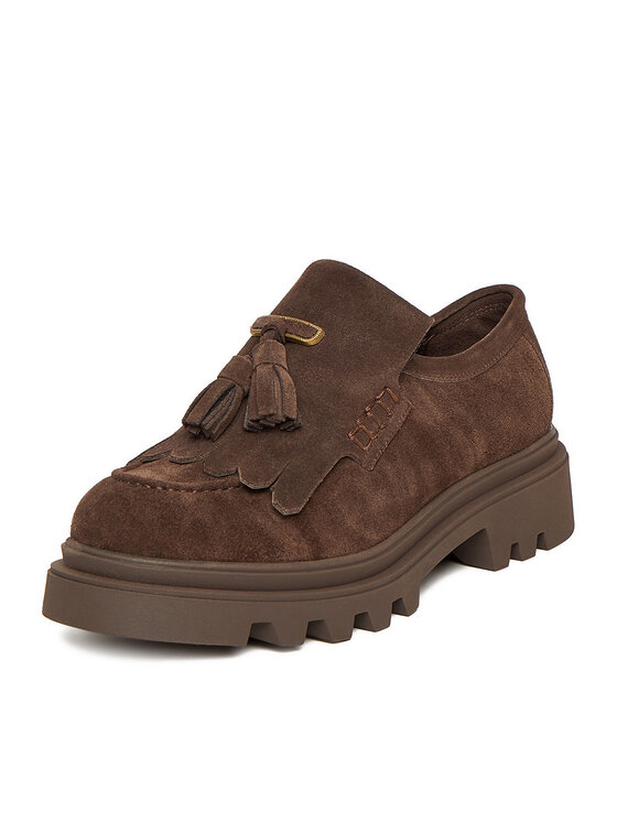 Badura Loafersy Badura EO-ARLETTE-01 Brązowy