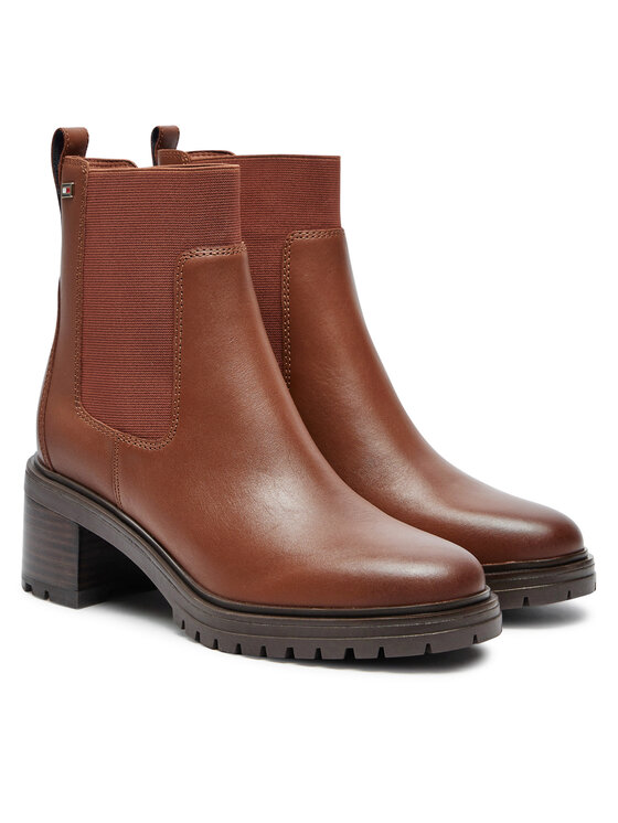 Tommy Hilfiger Botines Chelsea Tommy Hilfiger FW0FW08163 Marrón