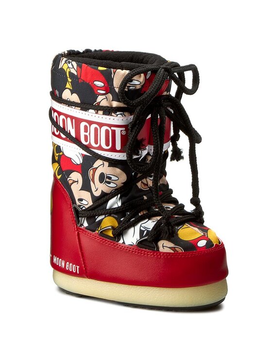 Moon Boot Sněhule Moon Boot Jr Mickey 34000600001 Rosso/Nero