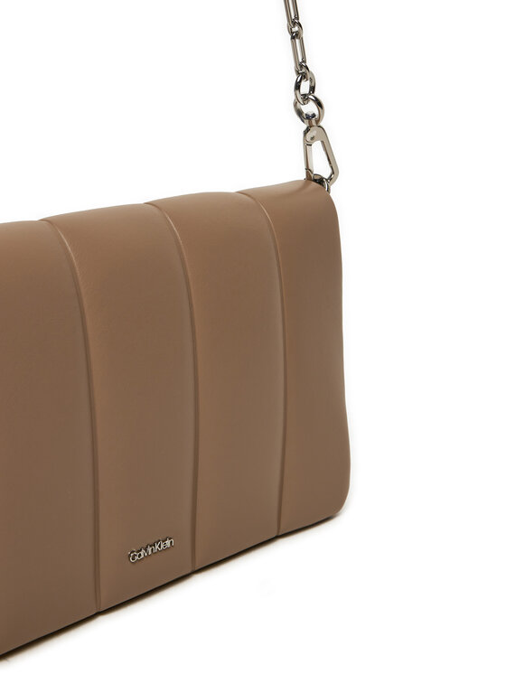 Calvin Klein Borsetta Calvin Klein Line Quilt Shoulder Bag K60K612787 Marrone