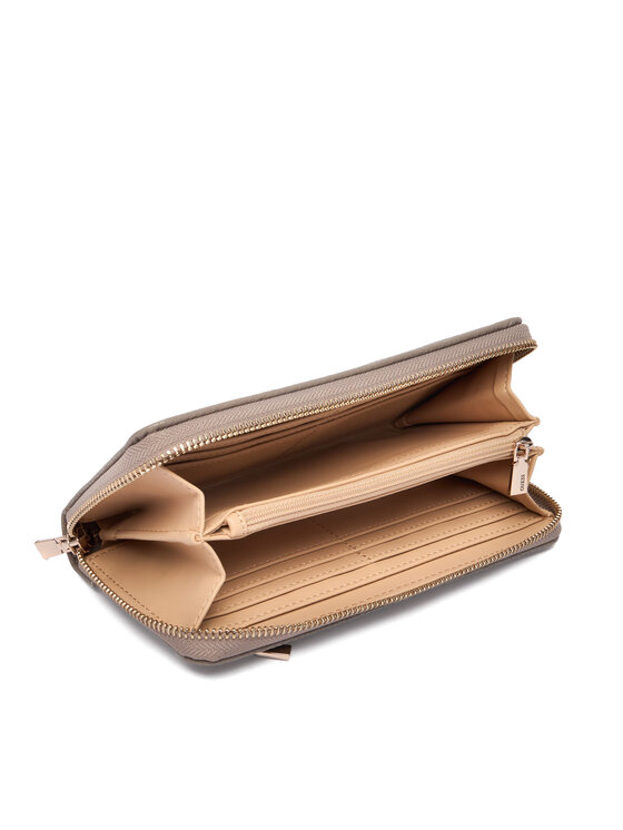 Guess Peňaženka Guess Brenton Slg SWPG9 648146 Béžová