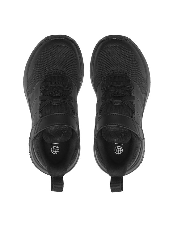 adidas Tenisice adidas Fortarun 2.0 Cloudfoam Sport Running Elastic Lace Top Strap Shoes HP3118 Crna