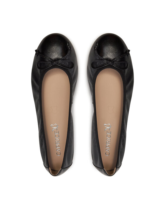 Caprice Baleriny Caprice 9-22102-42 Czarny