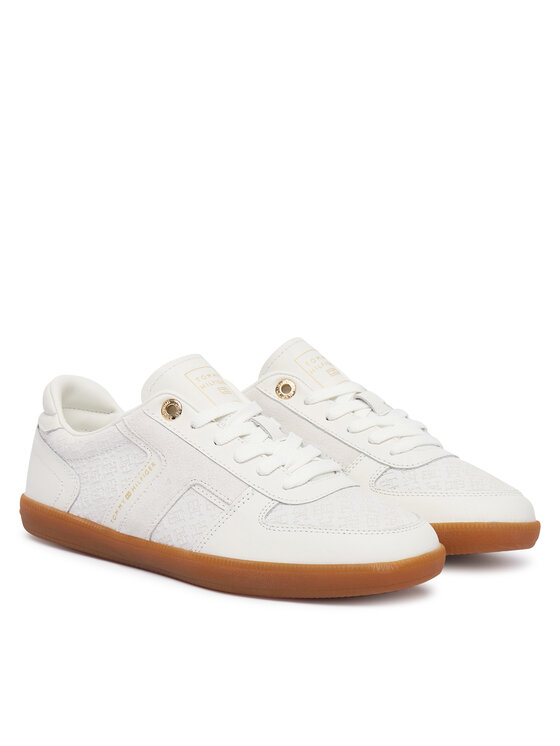 Tommy Hilfiger Zapatillas Tommy Hilfiger Th Tribeca Sneaker Monogram FW0FW09691 Blanco