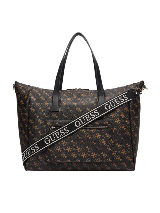 Guess Дамска чанта Guess Latona TWHQ92 11017 Тъмнокафяв