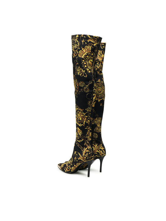 Versace Jeans Couture Чоботи Versace Jeans Couture 71VA3S53 Чорний