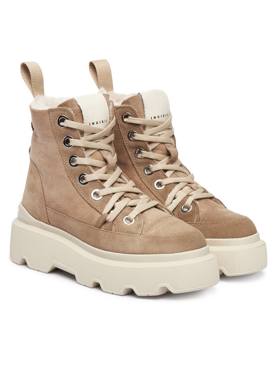Inuikii Kotníková obuv Inuikii Matilda Shearling 1002.002.0012 Béžová