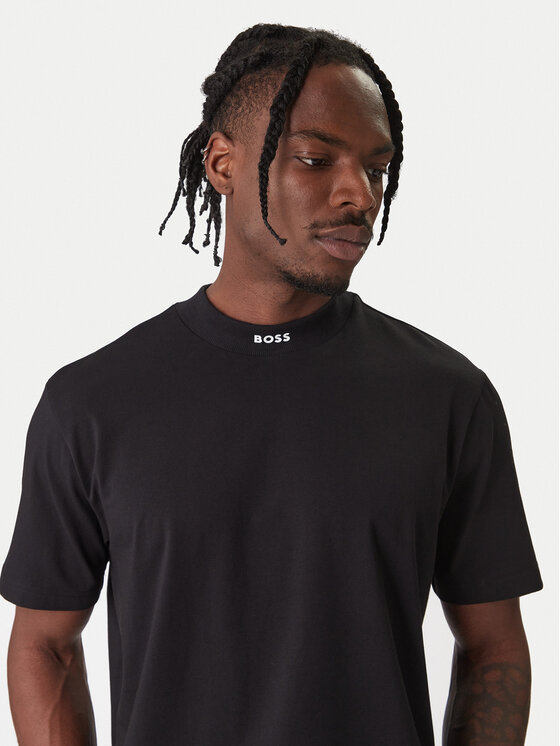 BOSS BOSS Camiseta Tee Collar 50555527 Negro Regular Fit