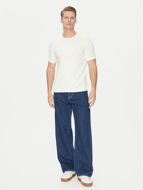 Calvin Klein Calvin Klein Marškinėliai K10K114485 Écru Regular Fit