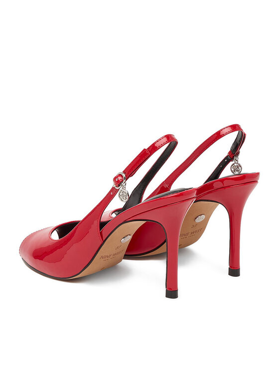 Nine West Sandały Nine West EO-TS6376-01 Czerwony ciemny