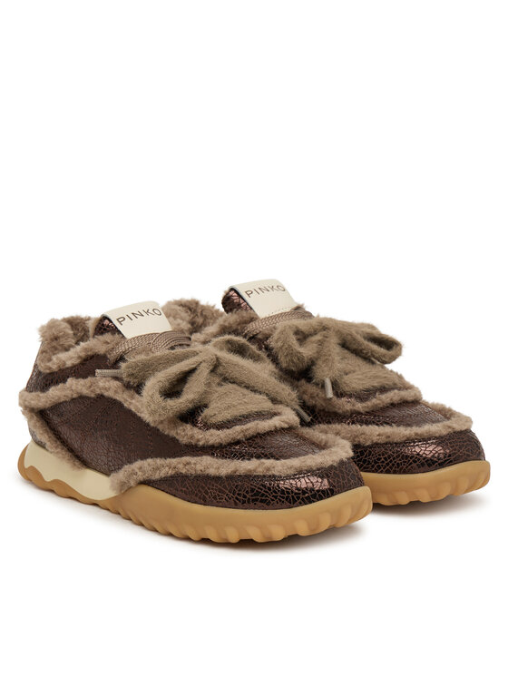PINKO Sneakersy PINKO Gea 02 SS0179P156 Brązowy