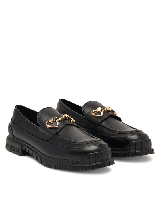 LOVE MOSCHINO Лофери LOVE MOSCHINO JA10023G1PIA0000 Чорний