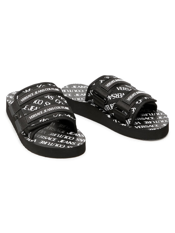 Versace Jeans Couture Παντόφλες Versace Jeans Couture E0YWASY2 Μαύρο