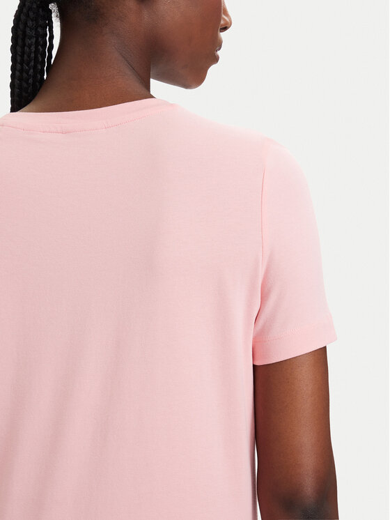 Guess Guess Camiseta V6RI07 J1314 Rosa claro Regular Fit