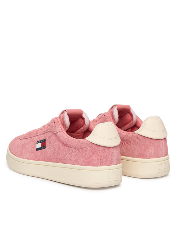 Tommy Jeans Sneakers Tommy Jeans Logo Suede Archive EN02985 Rosa