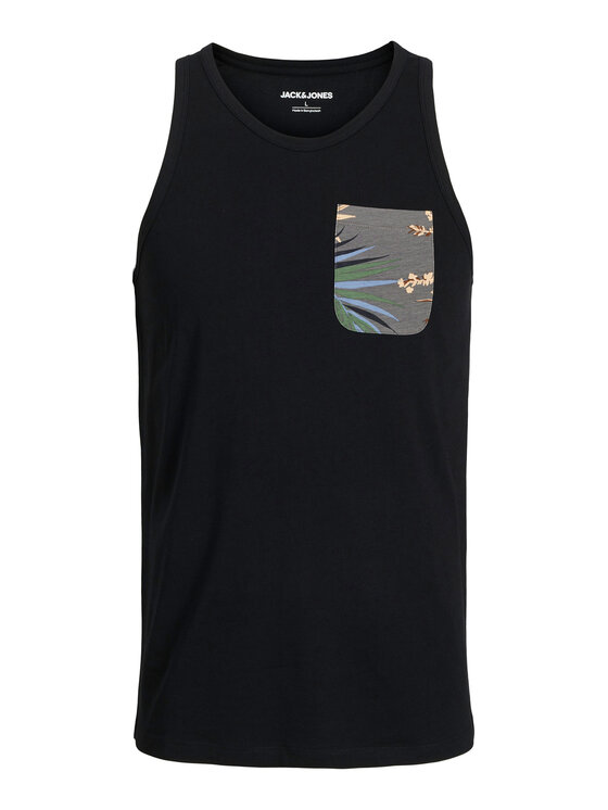 Jack & Jones Jack & Jones Майка Hawaii 12269321 Чорний Standard Fit
