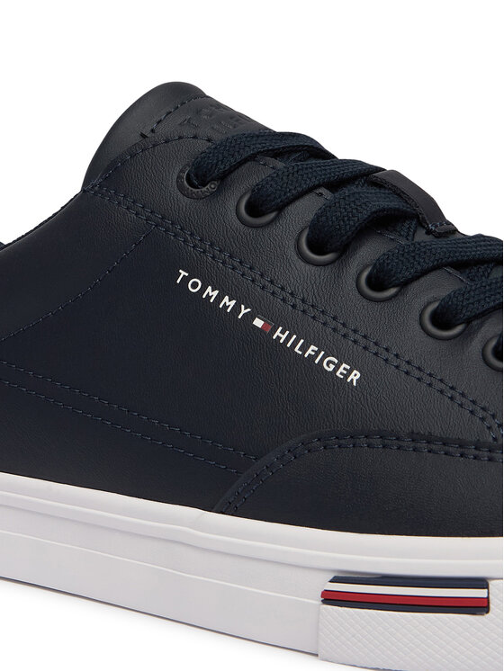 Tommy Hilfiger Tenisenes Tommy Hilfiger Vulc Core Rwb Long Lace Lth FM0FM05814 Tumši zils