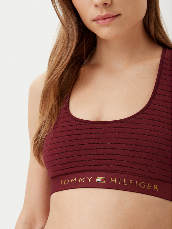 Tommy Hilfiger Tommy Hilfiger Top UW0UW05587 Guinda/burdeos Slim Fit