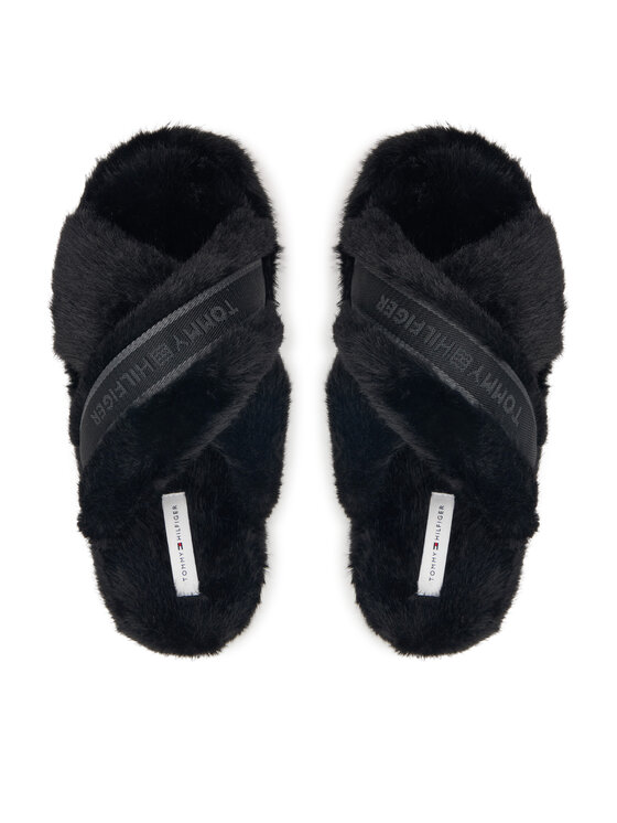 Tommy Hilfiger Kapcie Tommy Hilfiger Th Feminine House Shoes FW0FW09615 Czarny