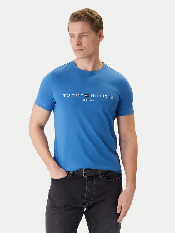 Tommy Hilfiger Tommy Hilfiger T-Shirt MW0MW11797 Μπλε Slim Fit