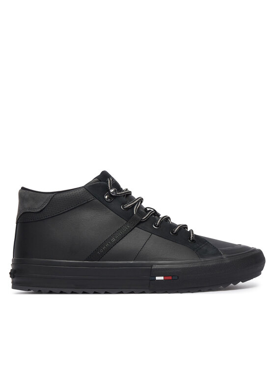 Tommy Hilfiger Αθλητικά Tommy Hilfiger Harlem Street Cleat Winter FM0FM05954 Μαύρο