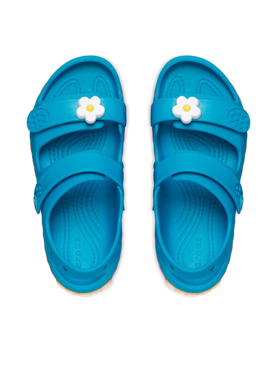 Crocs Босоніжки Crocs Toddler Crocband Cruiser Ricrac Sandal 211032 Голубий