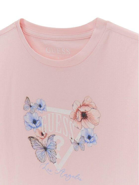 Guess Guess Camiseta J6RI32 K6YW4 Rosa Regular Fit