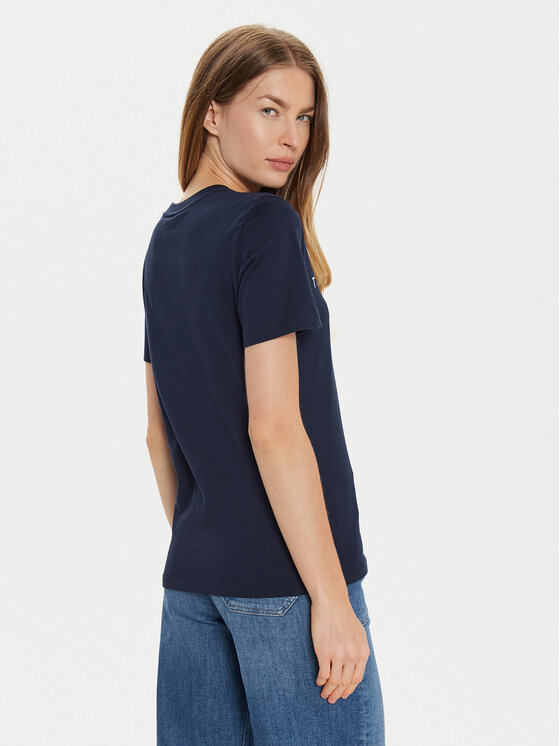 Tommy Hilfiger Tommy Hilfiger Póló WW0WW40276 Sötétkék Regular Fit