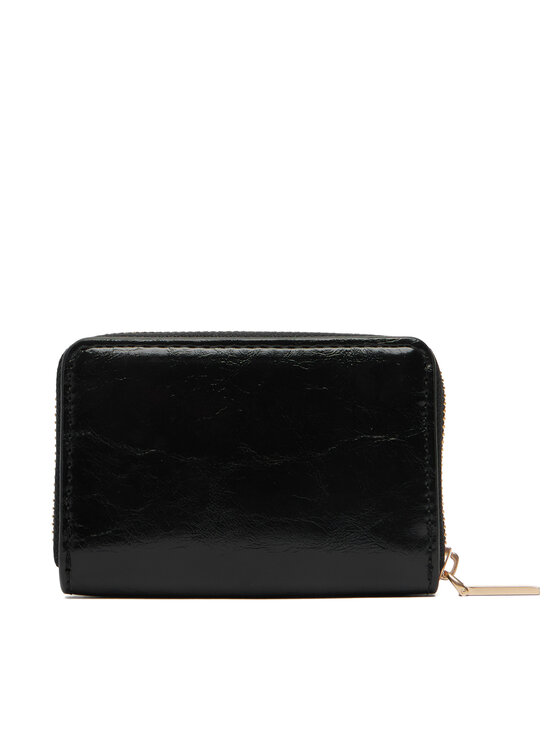 Calvin Klein Pénztárca Calvin Klein Foil Glossy Square Zip Around LV04F1201G Fekete