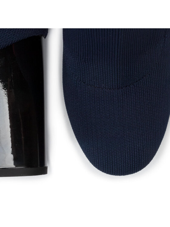 Tommy Jeans Aulinukai Tommy Jeans Sock Heeled Boot EN0EN00703 Tamsiai mėlyna