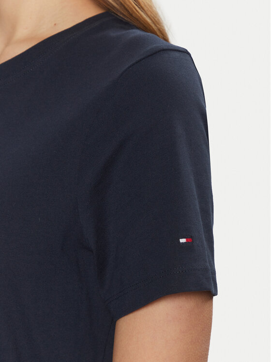 Tommy Hilfiger Tommy Hilfiger T-shirt WW0WW43895 Blu scuro Regular Fit
