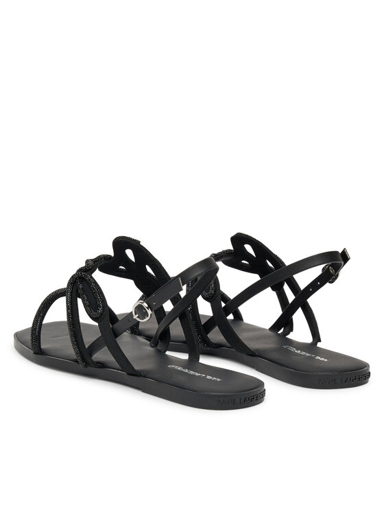 KARL LAGERFELD Босоніжки KARL LAGERFELD Olympia KL87425 Чорний