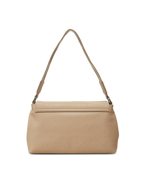 Calvin Klein Kabelka Calvin Klein Ck Must Satchel_Mono K60K613181 Béžová