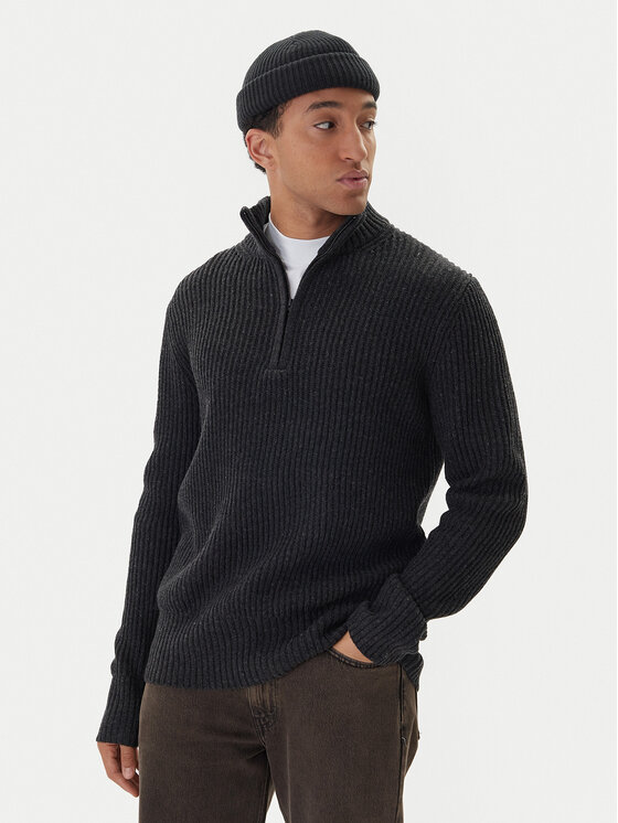 G-STAR G-Star Raw Megztinis Essential D23938-E212 Pilka Regular Fit