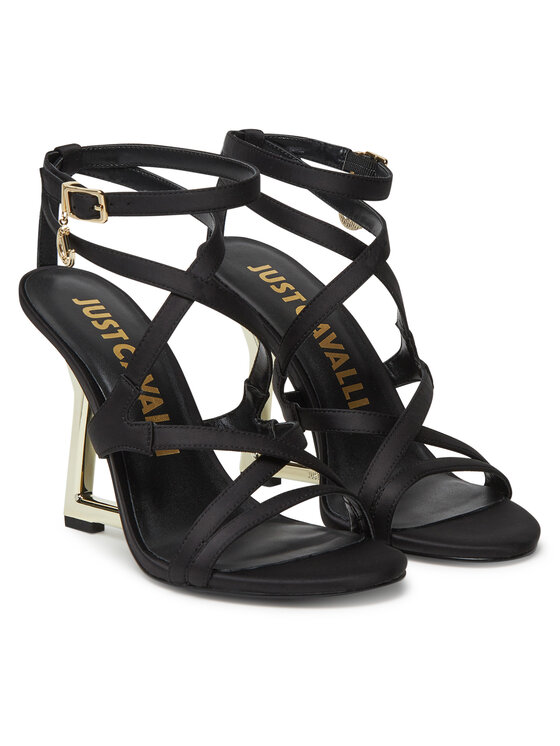 Just Cavalli Sandały Just Cavalli 78RA3S63 ZSA29 Czarny